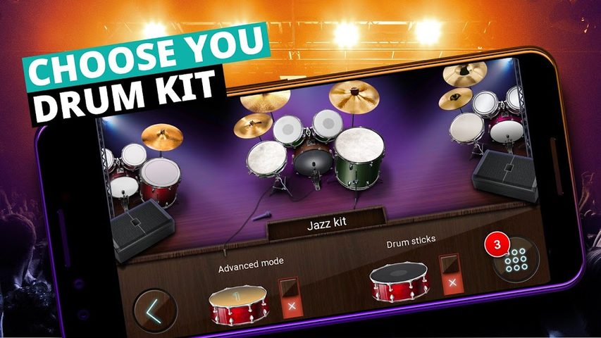 Captura 4: Simulador de juegos musicales de batería