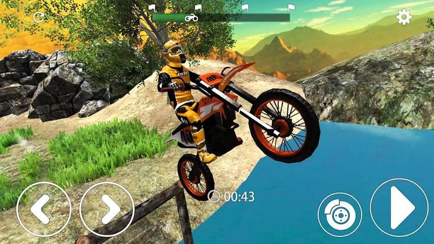 Screenshot 1: Extreme Stunt Racing Game
