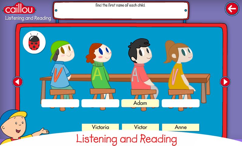 Screenshot 4: Caillou learning for kids