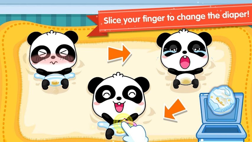 Captura 13: Cuidado del cachorro de panda