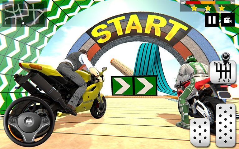 Screenshot 2: Bike Stunts Race : Bike Games