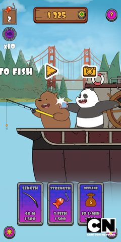 Screenshot 9: We Bare Bears: Crazy Fishing