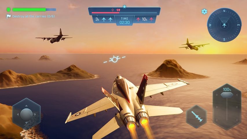 Captura 1: Cazador de Combate Aéreo