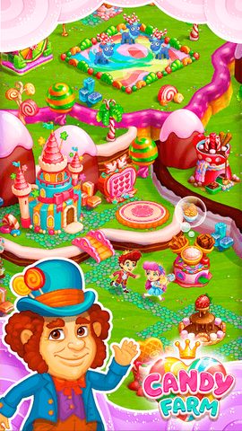 Screenshot 3: Candy Farm: Cake & cookie city