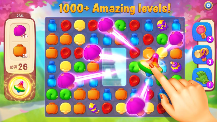Screenshot 1: Matchington Journey