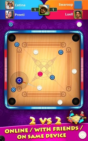 Captura 2: Juego de Mesa de Carrom 3D