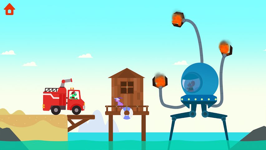 Screenshot 18: Dinosaur Fire Truck: for kids
