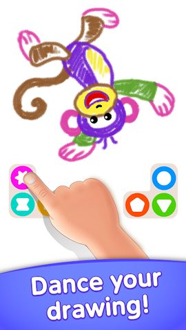 Screenshot 4: Toddler coloring apps for kids! Drawing games!