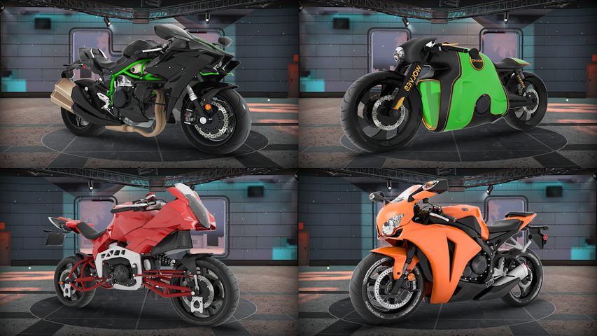 Screenshot 1: Motor Tour: Bike racing game