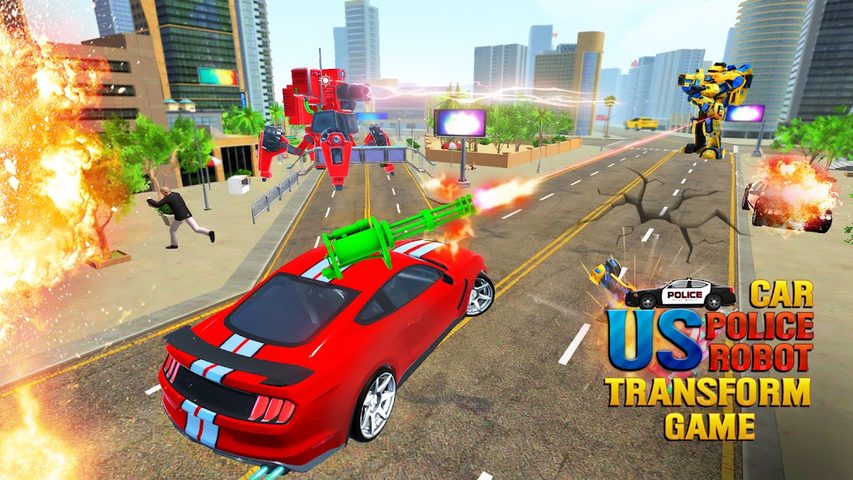 Screenshot 7: Multi Police Robot Transform