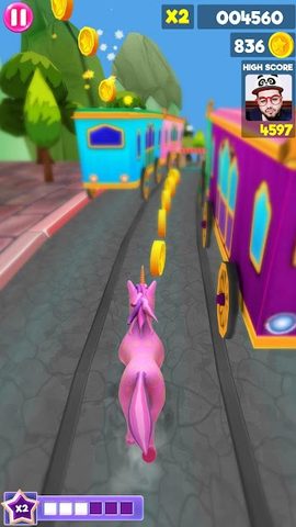 Screenshot 11: Unicorn Run Game | Runner Pony