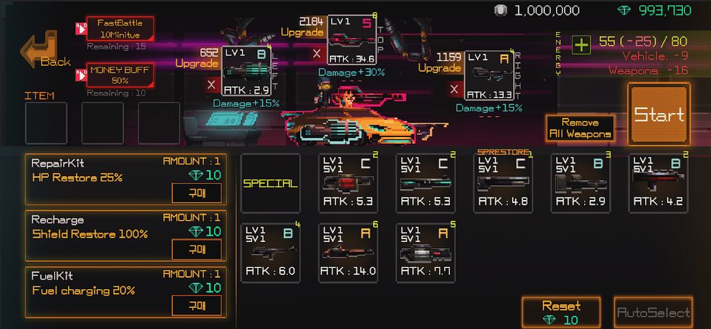 Screenshot 17: Bullet Punk: Idle + Defense CAR Shooting Action