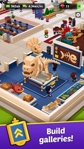 Скриншот 1: Idle Museum Tycoon: Art Empire