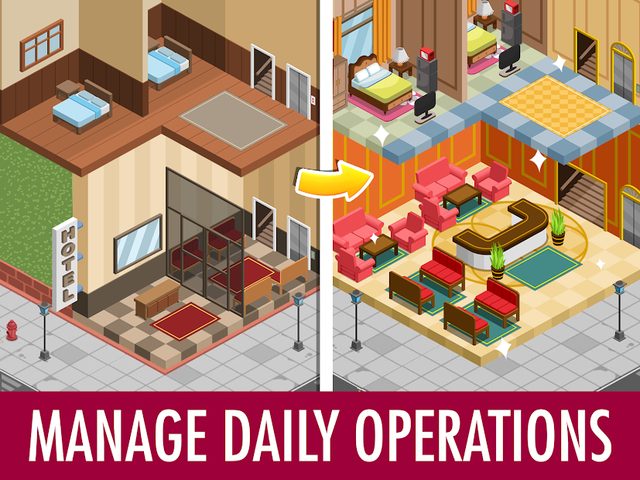 Screenshot 3: Hotel Tycoon Empire: Idle game