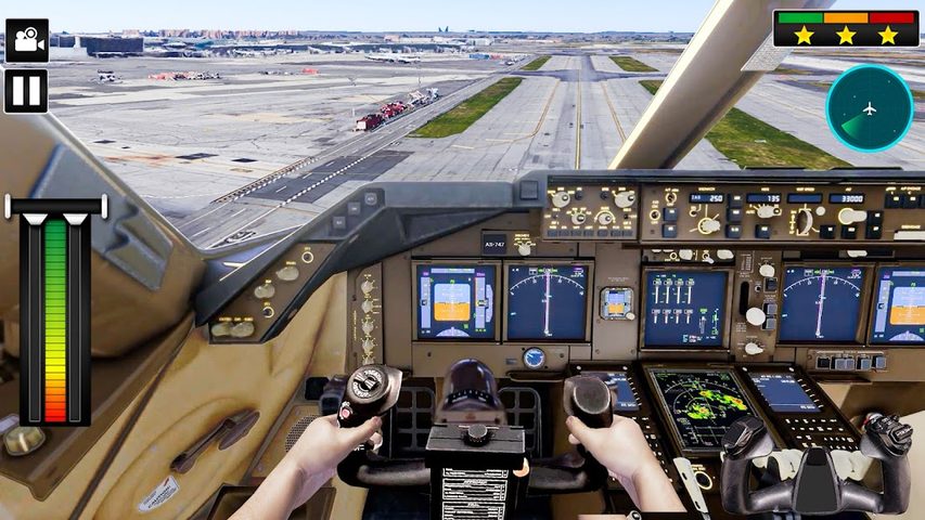 Captura 23: Simulador de Vuelo de Piloto de Avión