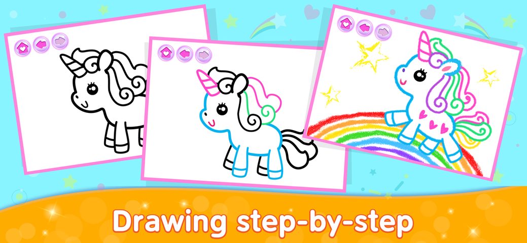 Screenshot 4: Kids Drawing Games for Girls 6 4+