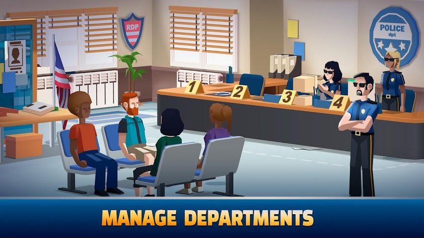 Screenshot 2: Idle Police Tycoon - Cops Game