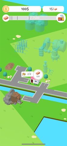 Captura 1: Juego de fábrica de magnate en espera