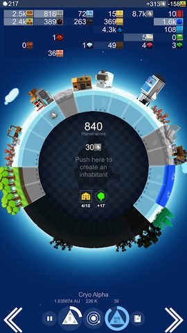 Screenshot 2: A Planet of Mine