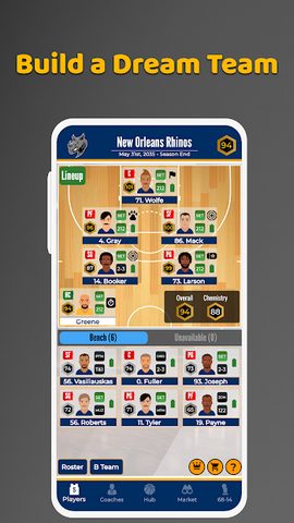 Captura 3: Gerente General de Baloncesto
