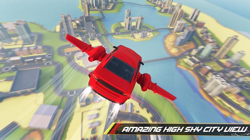 Screenshot 5: Flying Car Games 3d