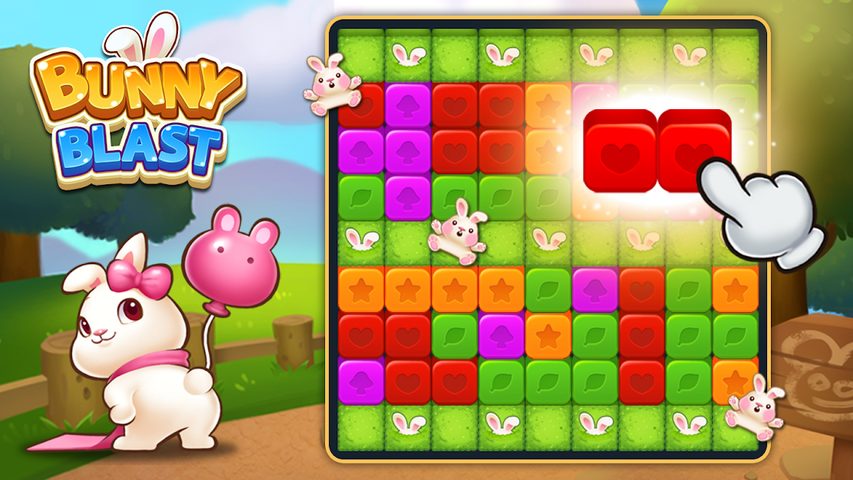 Screenshot 2: Bunny Blast - Puzzle Game