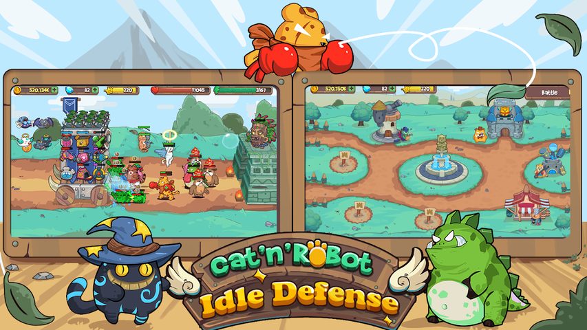 Screenshot 9: CatnRobot Idle TD: Battle Cat