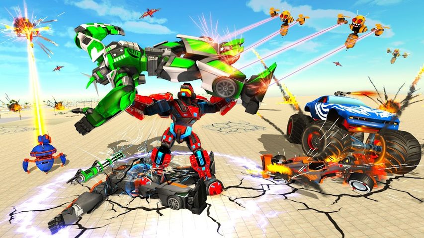 Captura 4: Dragon Fly Robot Car 3D