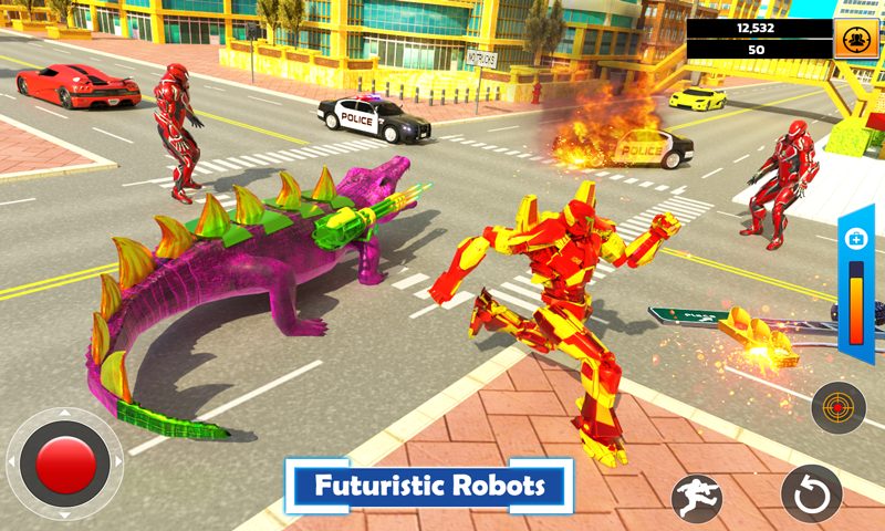 Screenshot 7: Crocodile Robot Car Transforming Mega Robot Games
