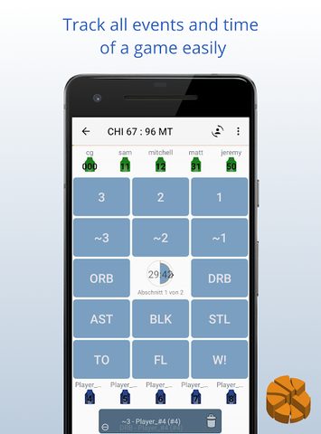 Screenshot 18: Statastic Basketball - record.analyze.improve