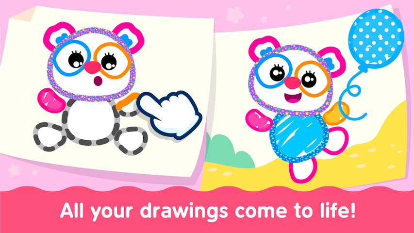 Screenshot 11: Bini Toddler Drawing Apps! Coloring Games for Kids