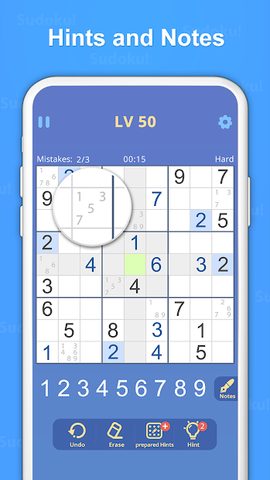 Скриншот 5: Бесплатная игра судоку для тренировки мозга