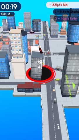 Captura 1: Hole.io