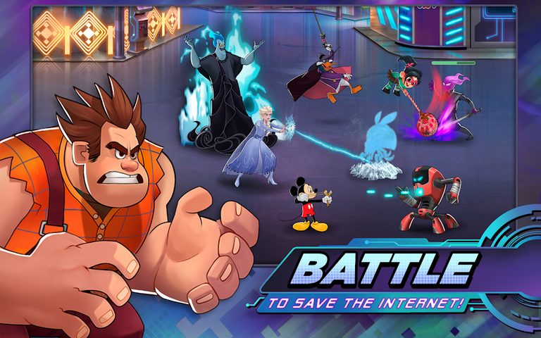 Captura 1: Disney Heroes: Modo Batalla