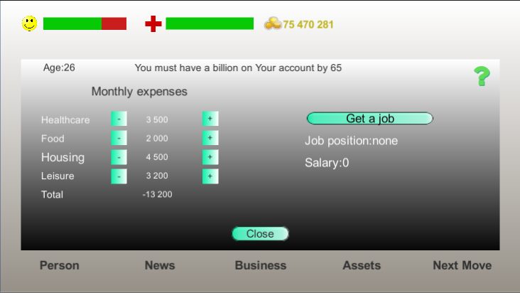 Screenshot 11: Business strategy