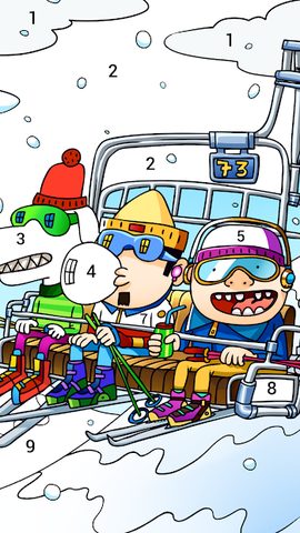 Screenshot 10: Number Color - Drawing Book