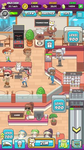 Captura 1: Imperio de café: Conviértase en un magnate de baristas