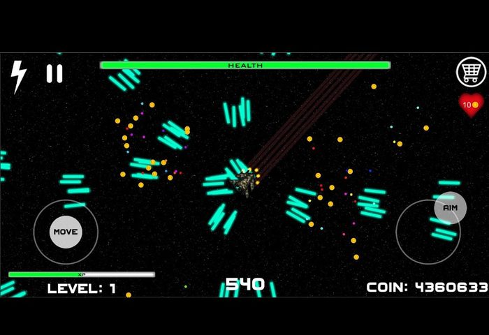 Captura 1: Tanque Espacial