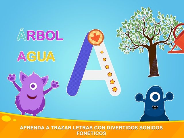 Captura 9: Trazar el Alfabeto y Números en Español