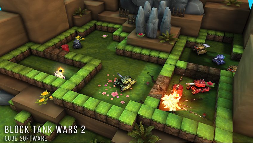 Screenshot 4: Block Tank Wars 2