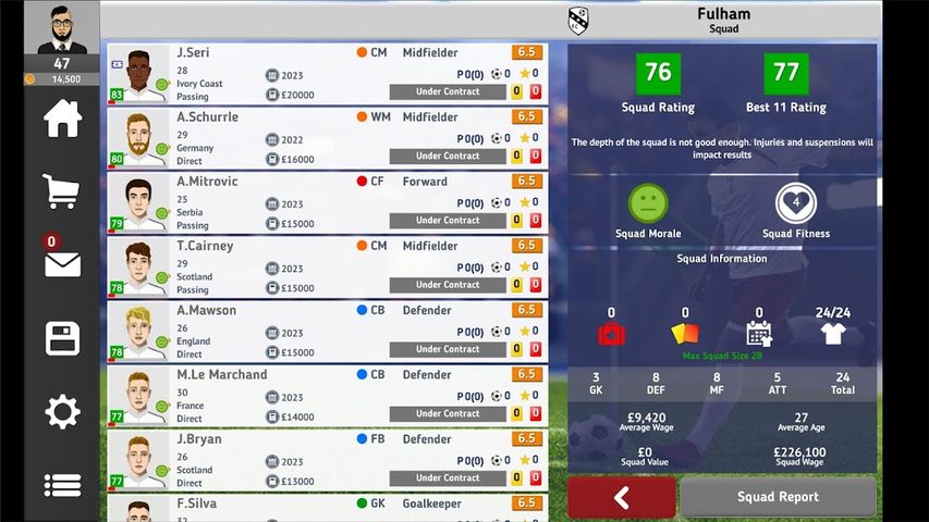 Screenshot 20: Club Soccer Director 2021 - Soccer Club Manager