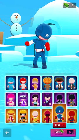 Captura 1: Guerrero stickman 3D supremo