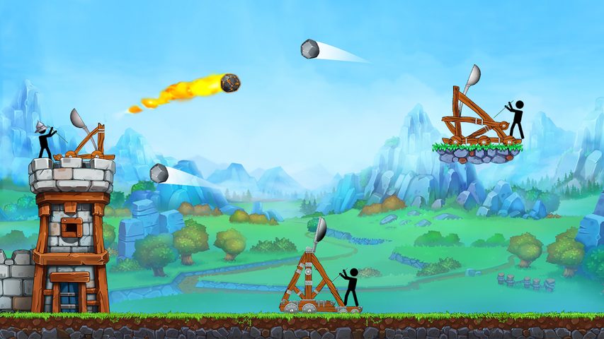 Screenshot 3: The Catapult - Stick man Throw