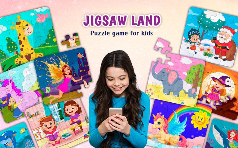 Screenshot 1: Kids Puzzles Game for Girls & Boys