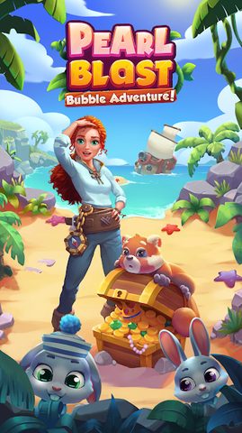 Screenshot 1: Pearl Blast - Bubble Adventure!