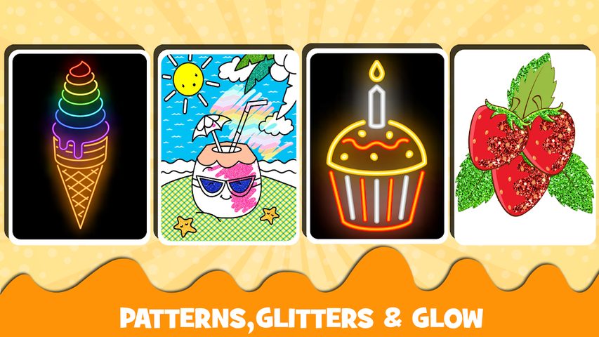 Screenshot 22: Fruits Coloring book & Food Drawing book Kids Free