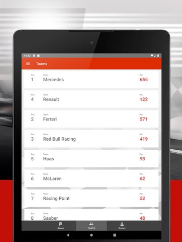 Screenshot 20: Formula 2021 Calendar & Standings