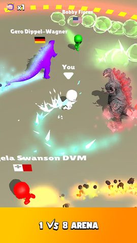 Screenshot 8: Rainbow Run - Blue Monster