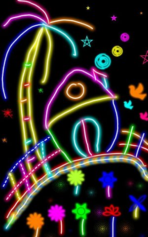 Screenshot 12: Glow Doodle Art - Color & Draw