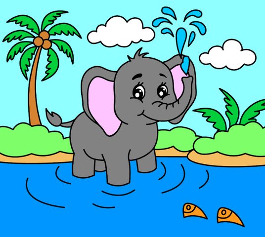 Screenshot 1: Coloring pages for children: animals